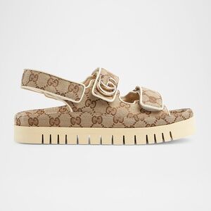 Gucci Marmont GG Double Strap Sandals